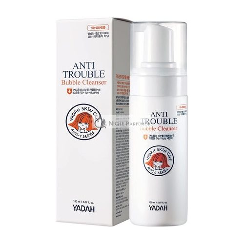 [YADAH] Anti Trouble Bubble Cleanser 150ml Pattanás, Akné, Fekete Pórusok Ellen