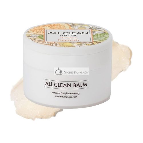 HEIMISH All Clean Balm Mandarin 120ml Tisztító Balzsam Olaj és Tej Waterproof Sminkeltávolító Fekete Pórusok Frissítő Citrus Illat