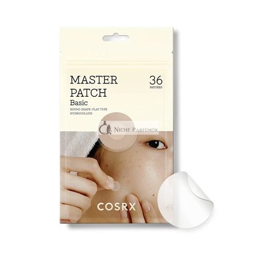 COSRX Master Patch Basic Overnight Akne-Patch Hydrocolloid Pickel Sticker für das Gesicht 36 Stück