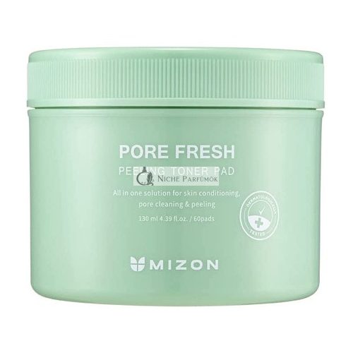 MIZON Pórusfrissítő Peeling Toner AHA, BHA és PHA Peeling Padokkal 60 Pad