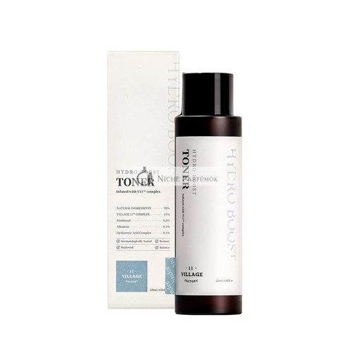 VILLAGE11FACTORY Hydro Boost Toner mit Hyaluronsäure und Kamille, 120ml