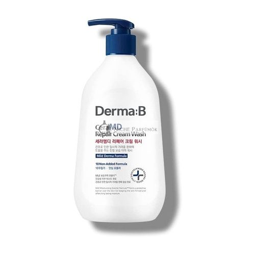 Derma B CeraMD Repair Krémmosó, Illatmentes, 400 ml