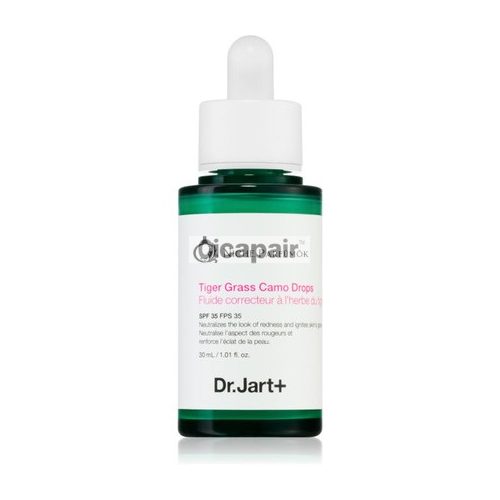 Dr Jart Cicapair Tiger Grass Camo Drops SPF35 Nyugtató Arcszérum, 30ml