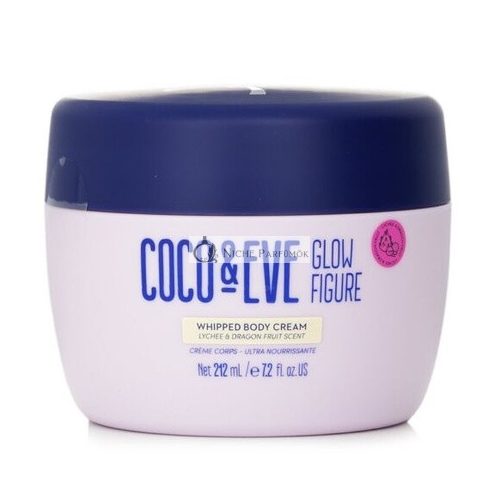 Coco & Eve Glow Figure Schlagsahne Körpercreme mit Lychee- und Drachenfruchtduft