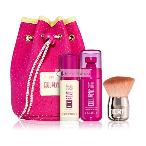 Coco & Eve Sunny Honey Tan Masters Kit - Utazószett Öntapadó Hatással