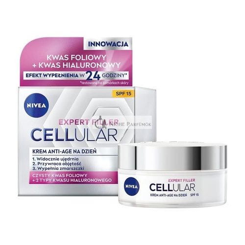 Nivea Cellular Anti-Age Bőrmegújító Nappali Krém SPF 15, 50ml