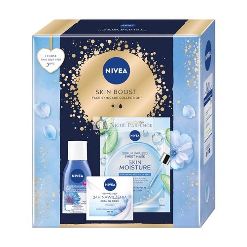 Niveaset Skin Boost Feuchtigkeitsspendende Maske - 50ml Tagescreme und 125ml Make-up Entferner