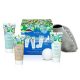 Baïja Reinigungs Fußset 30ml Peeling + 30ml Maske + Reinigungscreme + Paar Socken + Badebombe