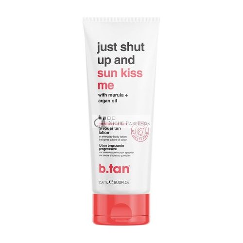 b.tan Mittelmäßige Gradual Selbstbräunungs-Lotion - Just Shut Up and Sun Kiss Me Everyday Glow Lotion, 236ml