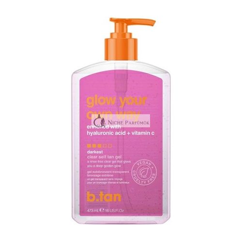 B.Tan Glow Your Own Way Klarer Selbstbräunungsgel für Frauen, 454g